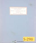 Speedlap-Speedlap 12 B, Grinder Maintenance & Operation Parts Manual 1962-12-12 B-B-01
